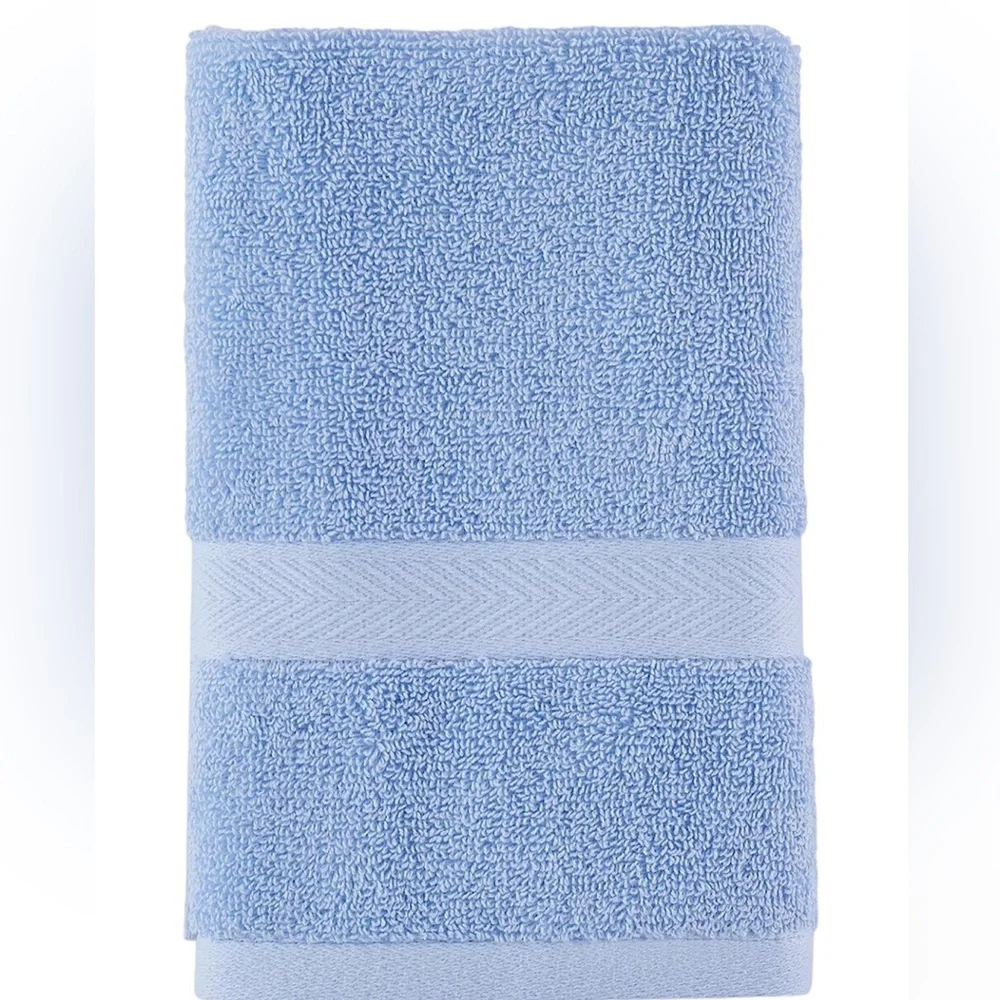 4 / Tommy Hilfiger Modern American Blue Mist Hand towel & washcloths